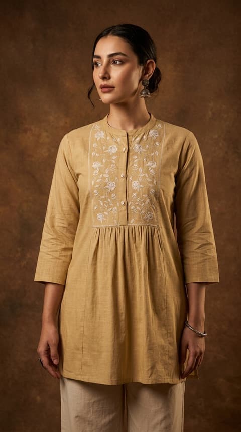 Floral Anarkali Kurti