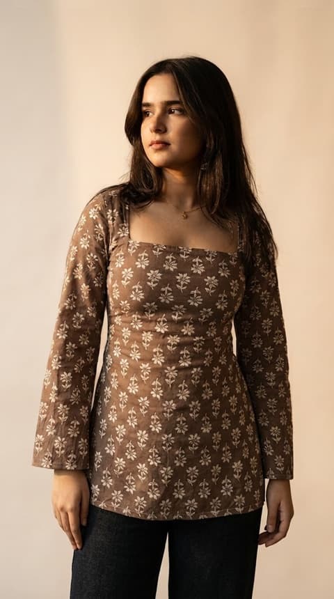 Hand Block Print Shirt