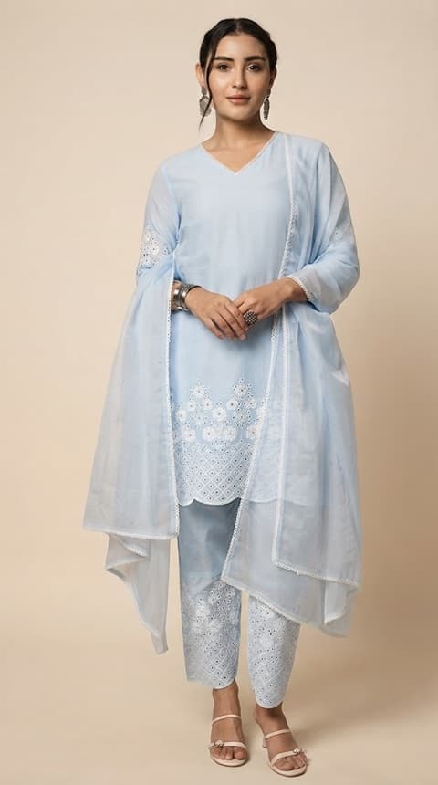 Chikankari Kurti